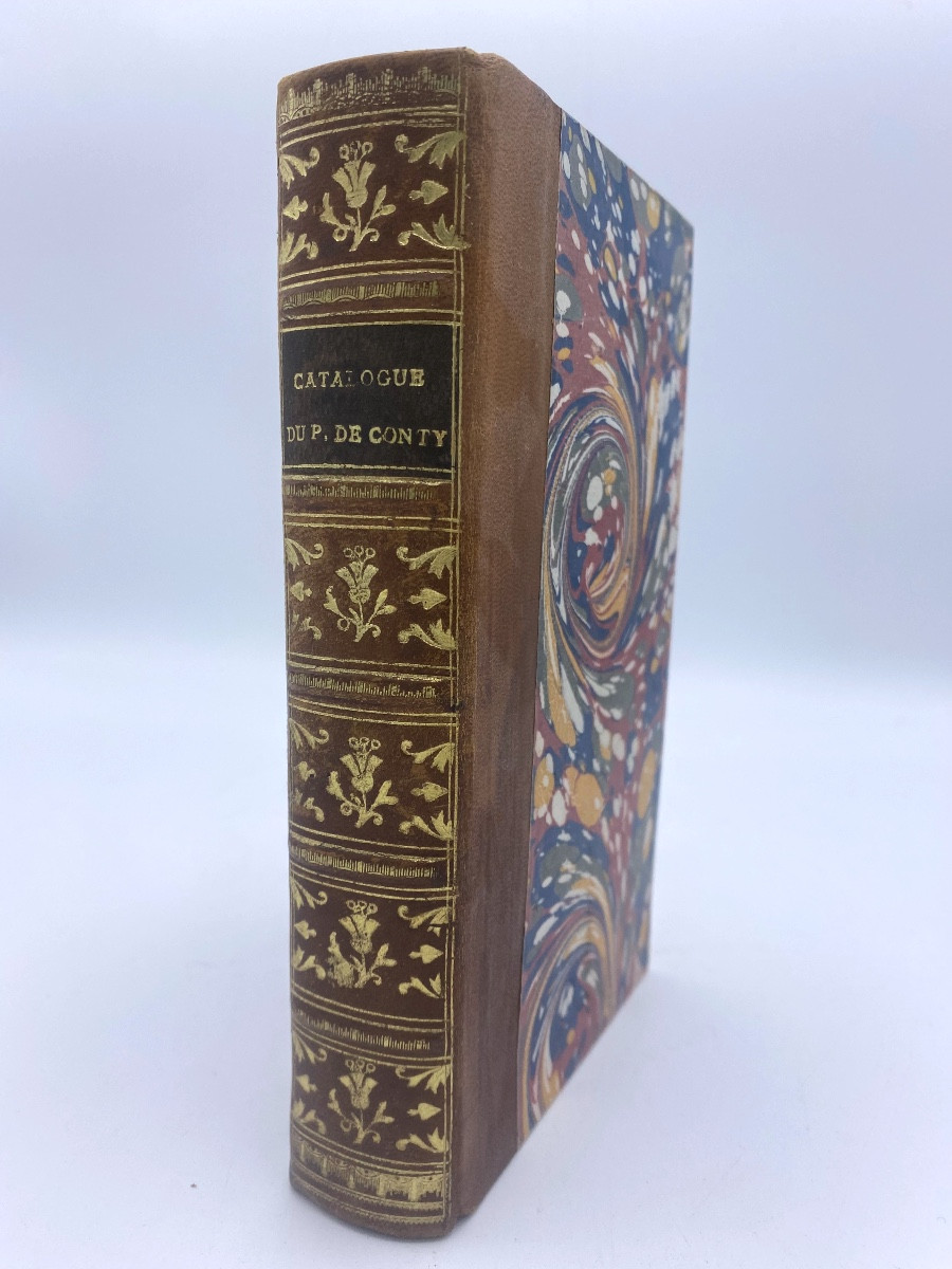 Old Book Catalog Of The Collection Of Monseigneur Prince De Couty 