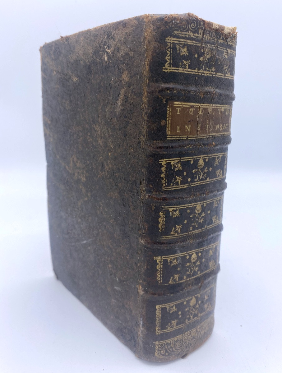 Livre ancien religieux , 1615, Francisci Toleti -photo-2