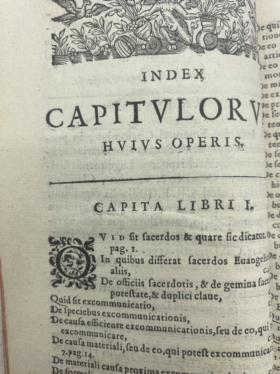 Livre ancien religieux , 1615, Francisci Toleti -photo-6