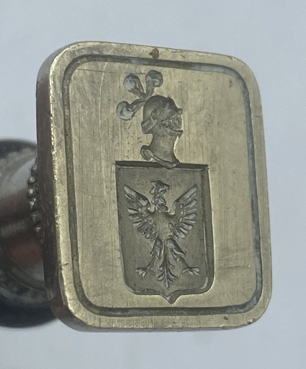 Stamp, Seal, Coat Of Arms, Mid-19th Century 