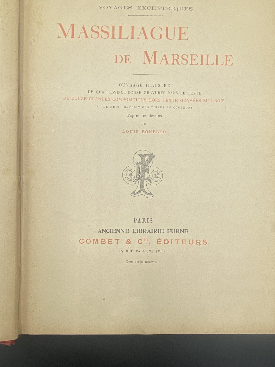 Livre ancien de Paul d’Ivoi . Massiliague de Marseille avec autographe -photo-2