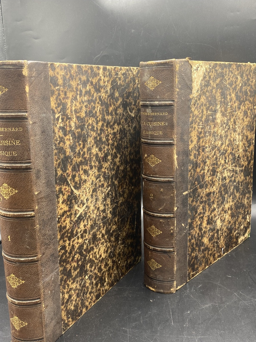 2 livres La Cuisine Classique par Dubois et Bernard -photo-1