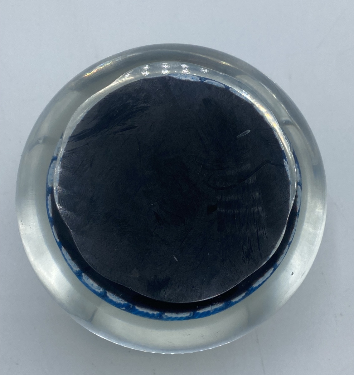 Ancienne sulfure , presse papier , boule Murano ,20eme-photo-1