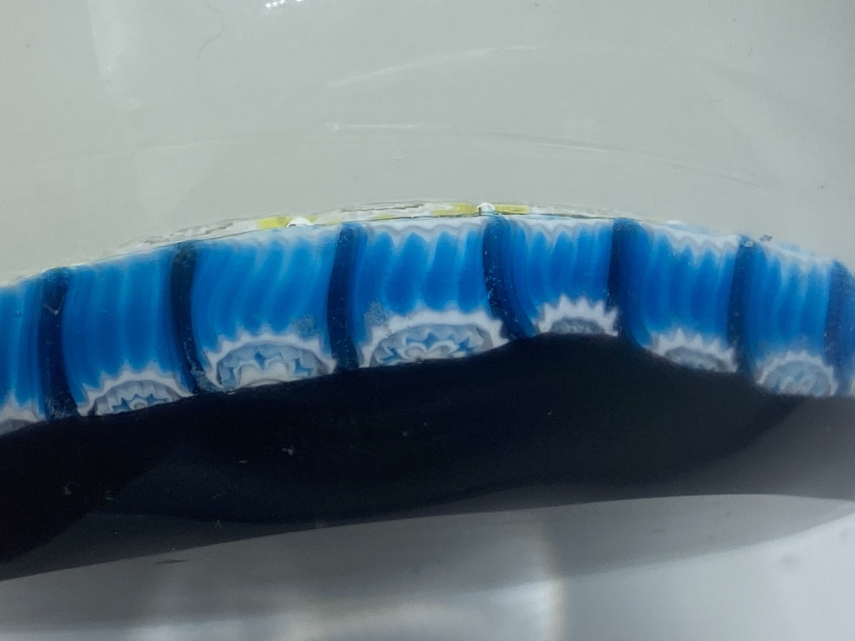 Ancienne sulfure , presse papier , boule Murano ,20eme-photo-3