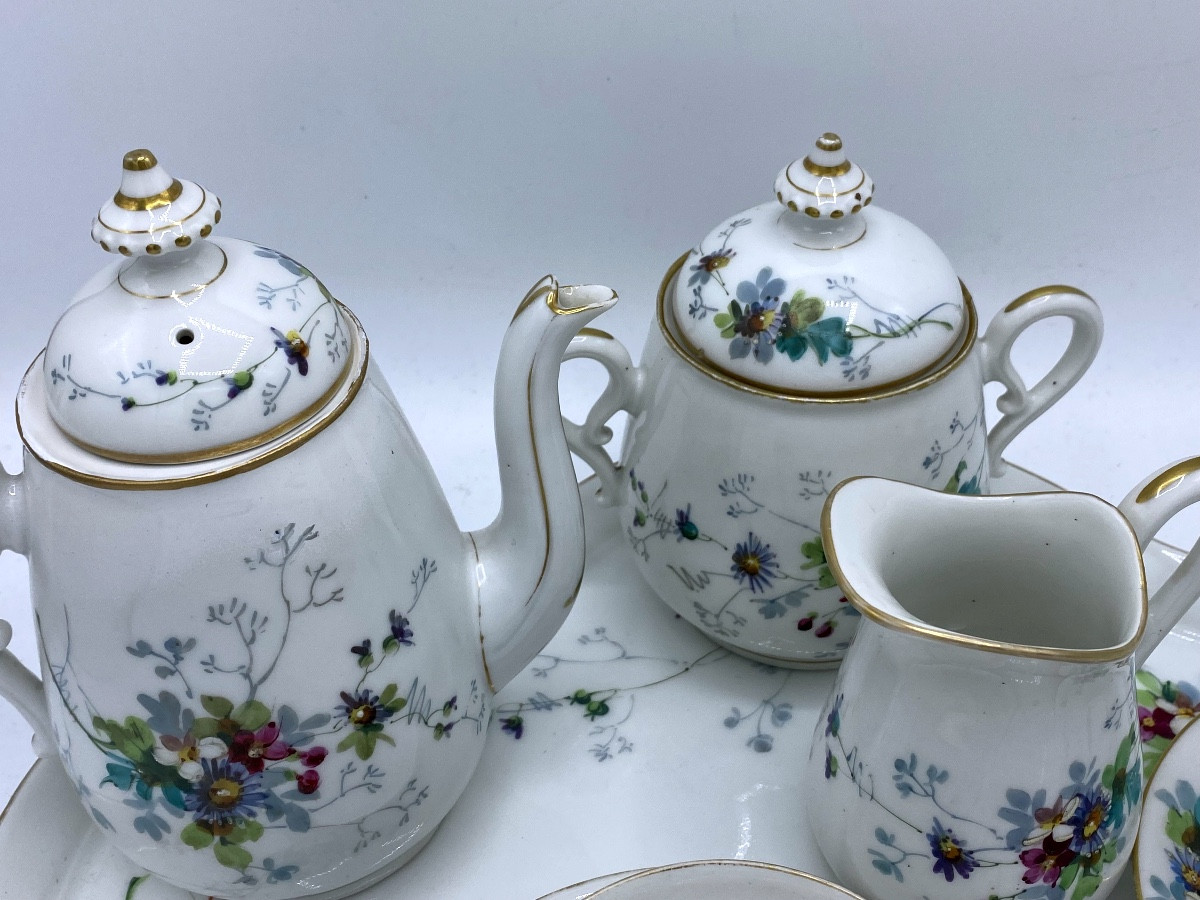 Late 19th Century Porcelain Tête à Tête Service-photo-4