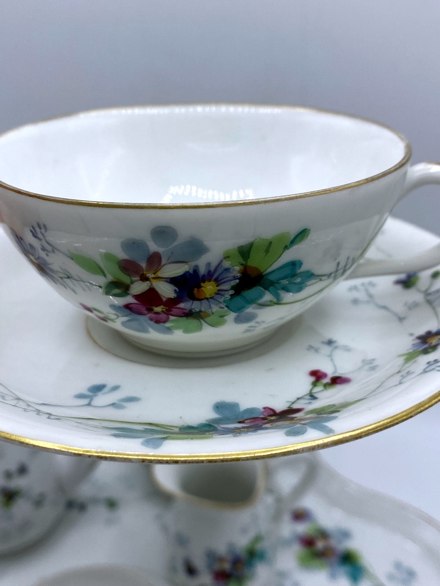 Late 19th Century Porcelain Tête à Tête Service-photo-1