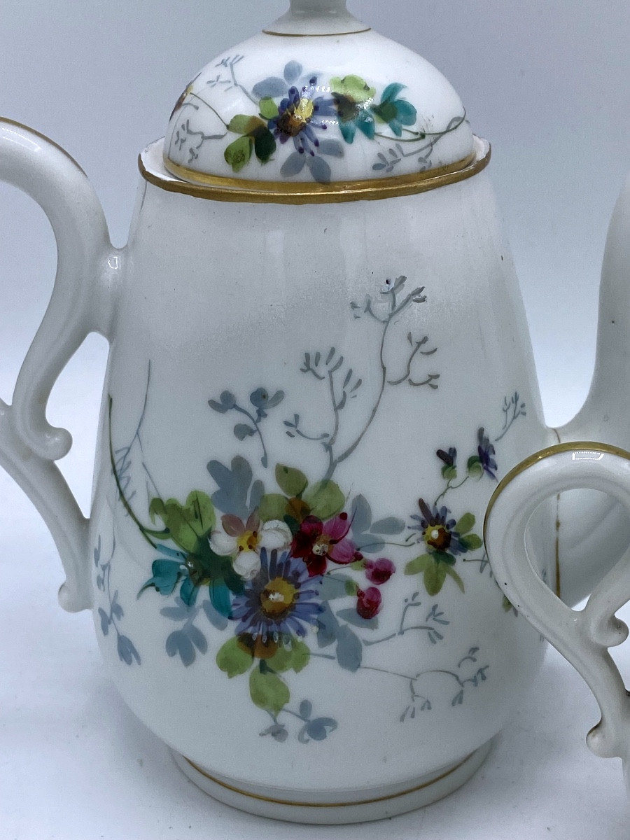 Late 19th Century Porcelain Tête à Tête Service-photo-6