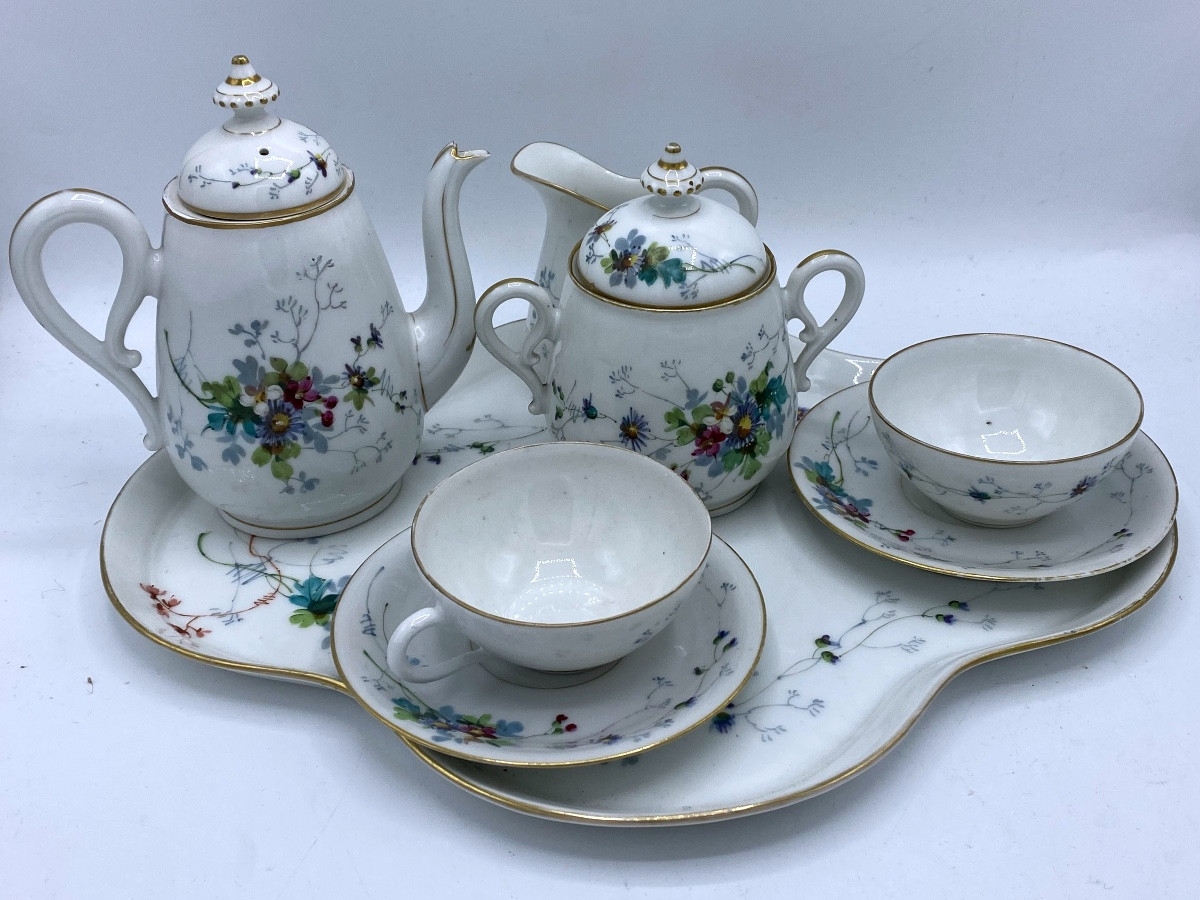 Late 19th Century Porcelain Tête à Tête Service