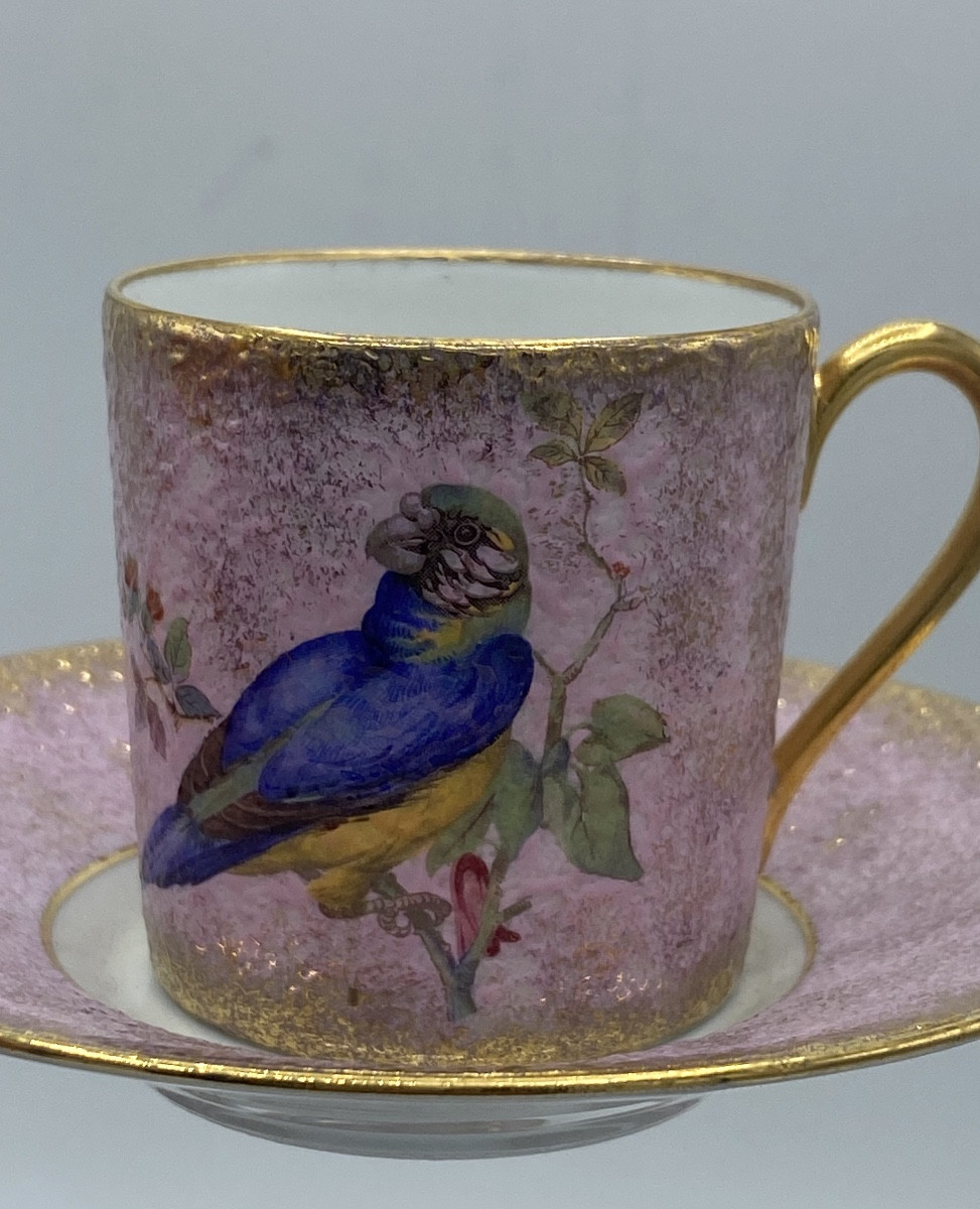 Limoges Porcelain Coffee Cups, Painted-photo-1