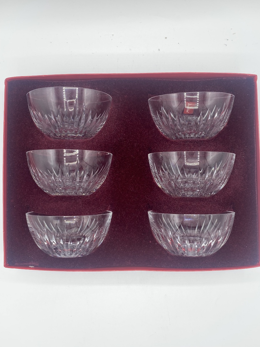 6 Finger Cups And Fruit Bowls, Baccarat -photo-2