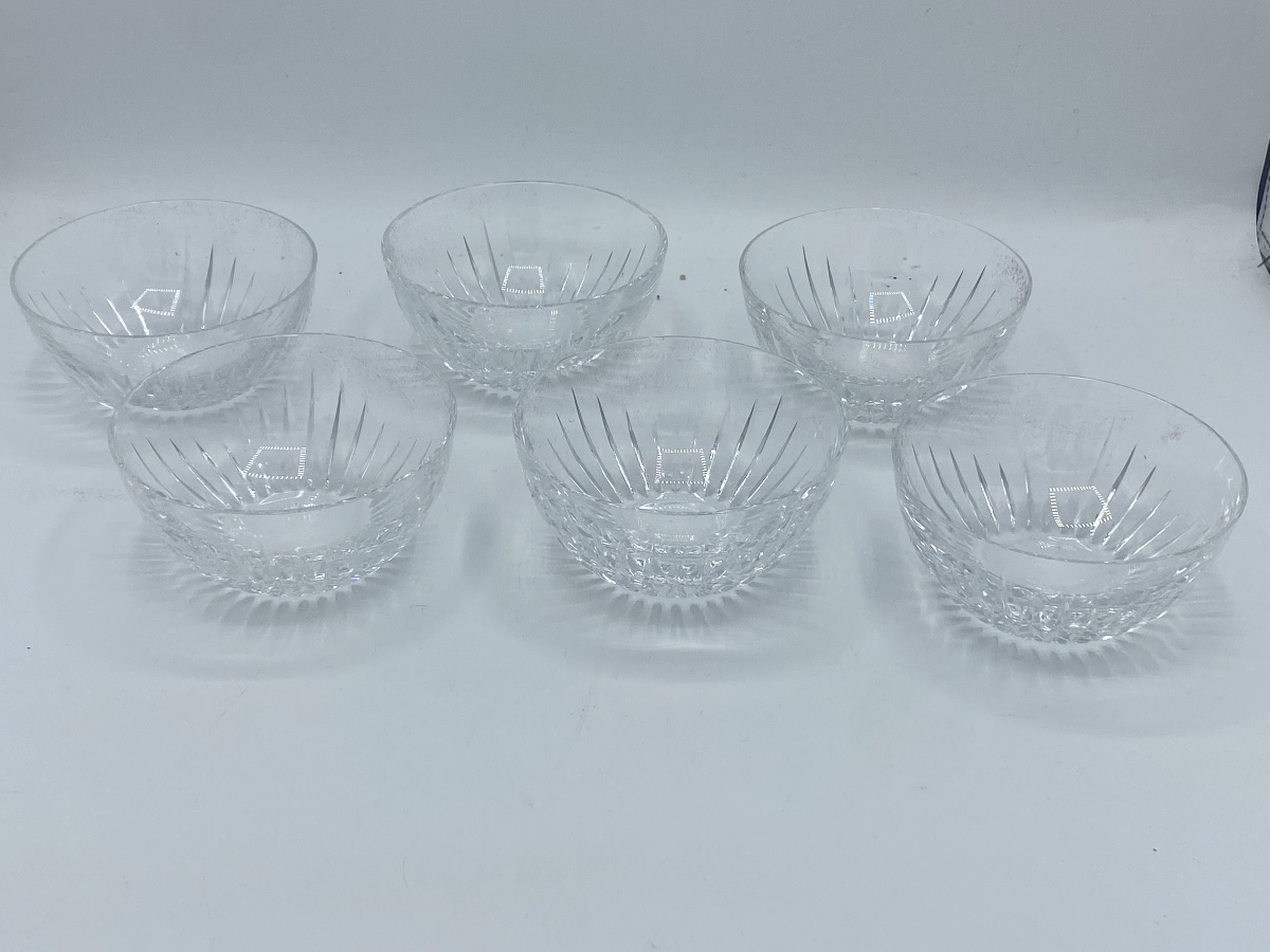 6 Finger Cups And Fruit Bowls, Baccarat -photo-3