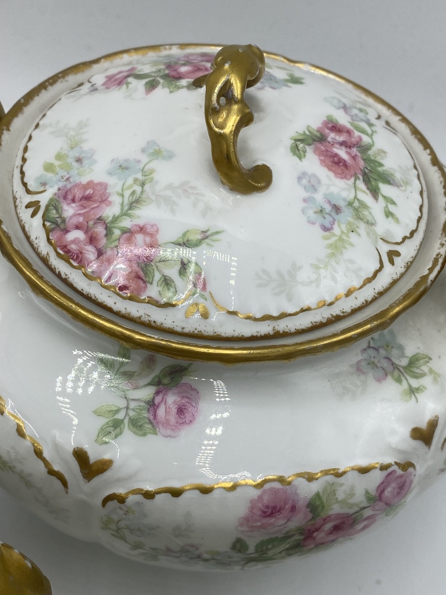 Emile Bourgeois Porcelain Tea Set -photo-2