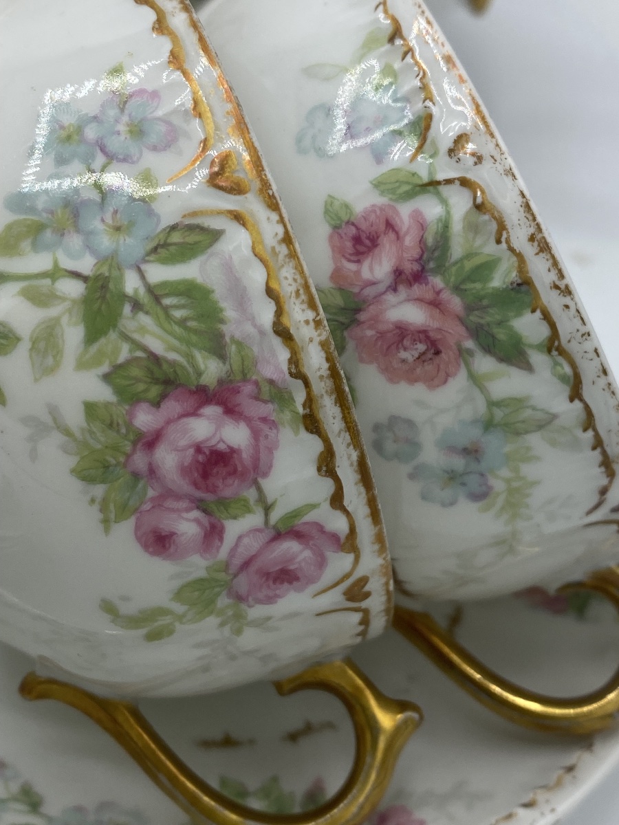 Emile Bourgeois Porcelain Tea Set -photo-4