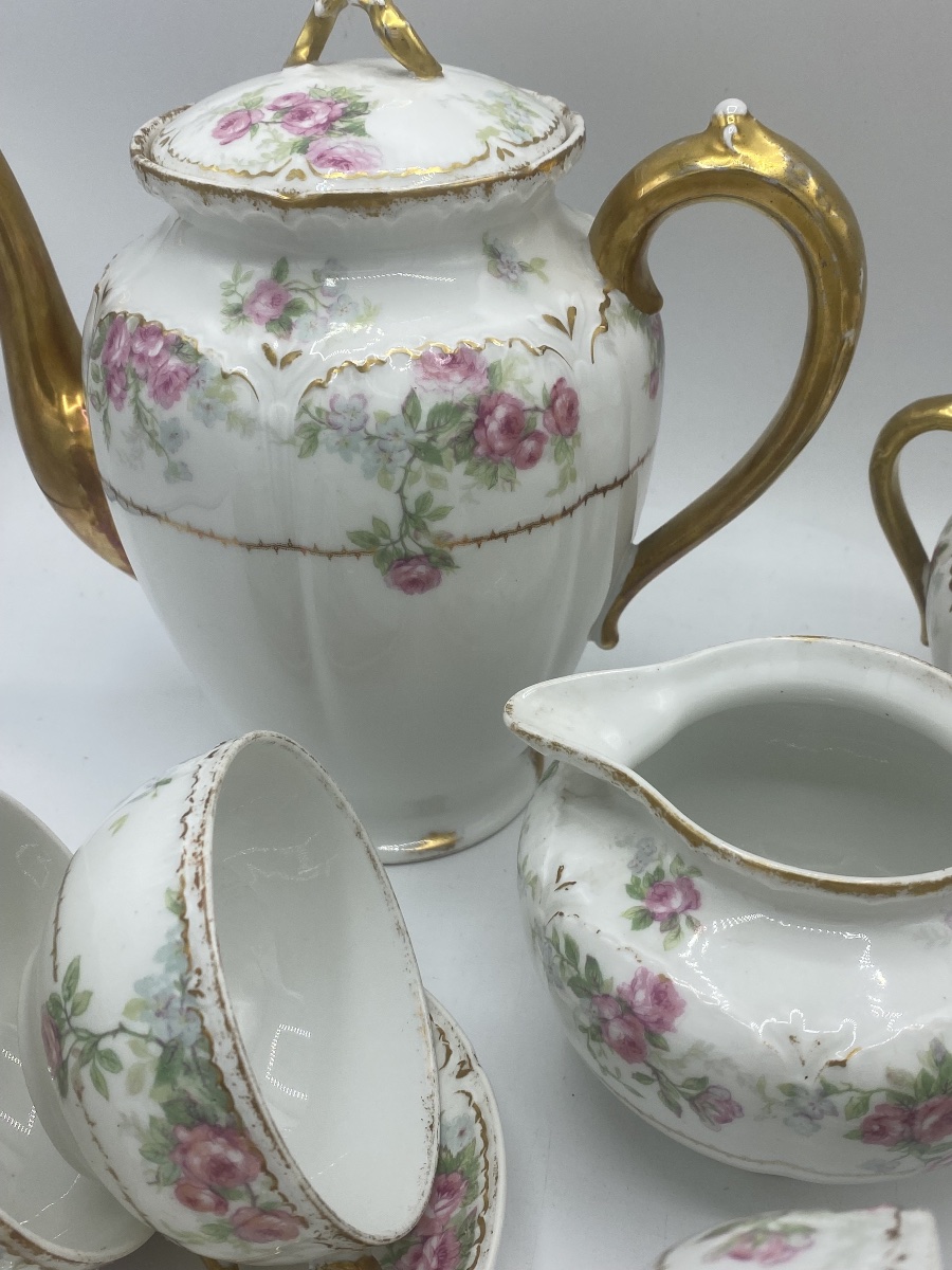 Emile Bourgeois Porcelain Tea Set -photo-5