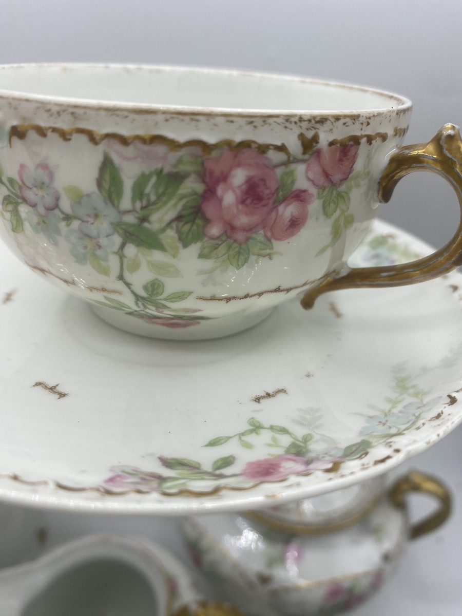 Emile Bourgeois Porcelain Tea Set -photo-7