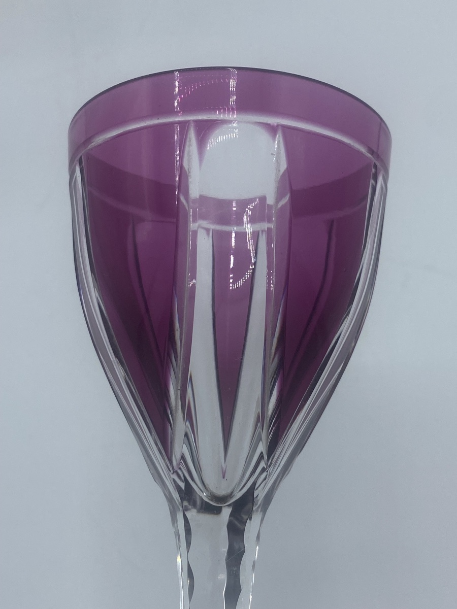 Saint Louis Crystal Wine Glasses, Model 294 -photo-2