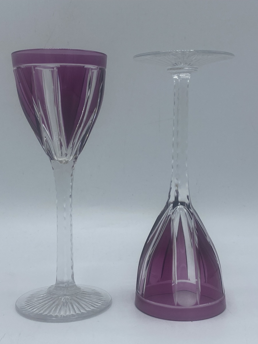 Saint Louis Crystal Wine Glasses, Model 294 -photo-4