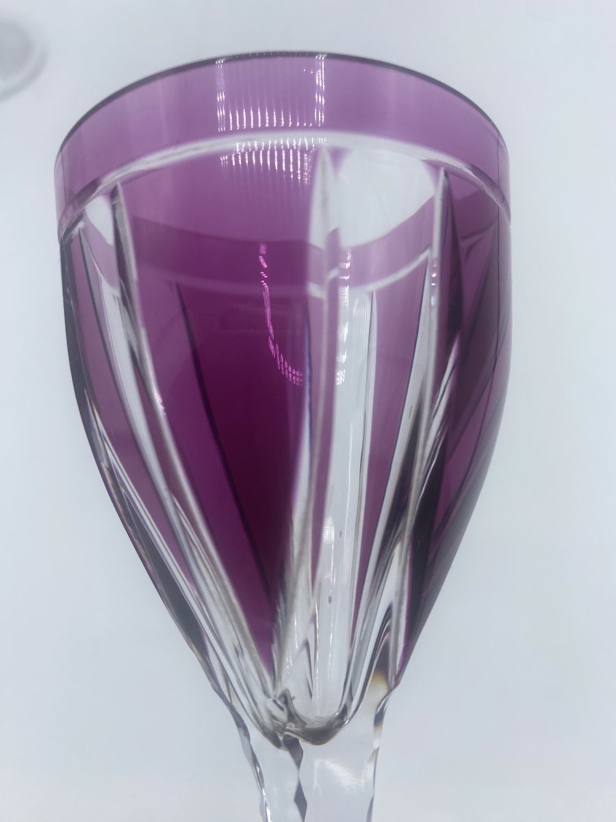 Saint Louis Crystal Wine Glasses, Model 294 -photo-5