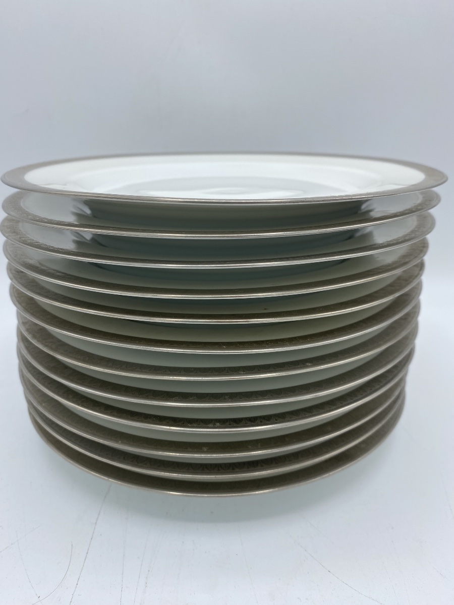 Limoges Bernardaud And Christofle Dessert Plates -photo-2