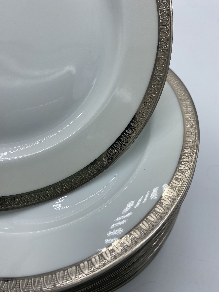 Limoges Bernardaud And Christofle Dessert Plates -photo-4