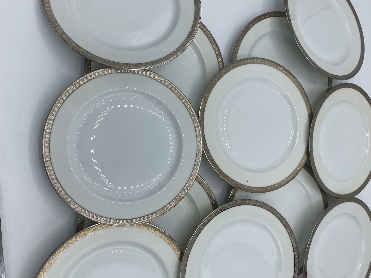 Limoges Bernardaud And Christofle Dessert Plates -photo-3
