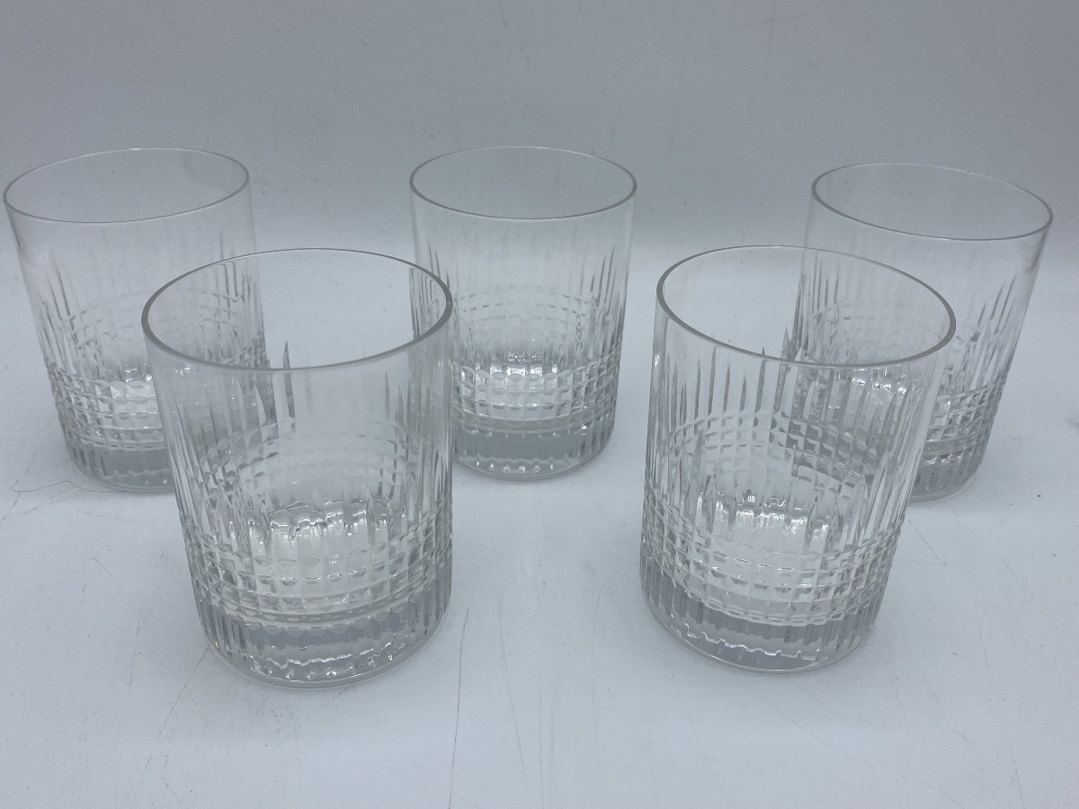 Baccarat "nancy" Decanter And Glasses -photo-4