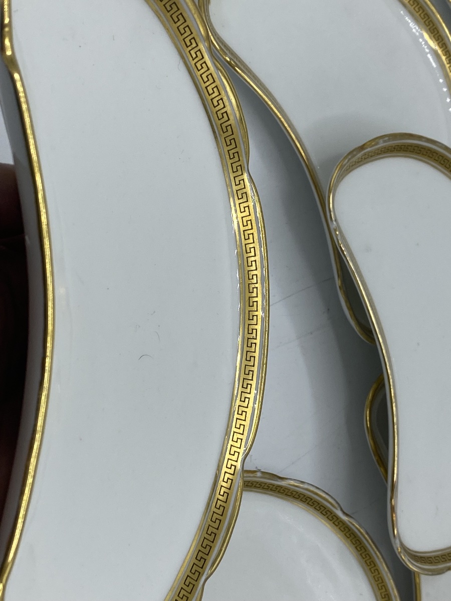 7 Bernardaud Limoges Porcelain Salad Plates -photo-3