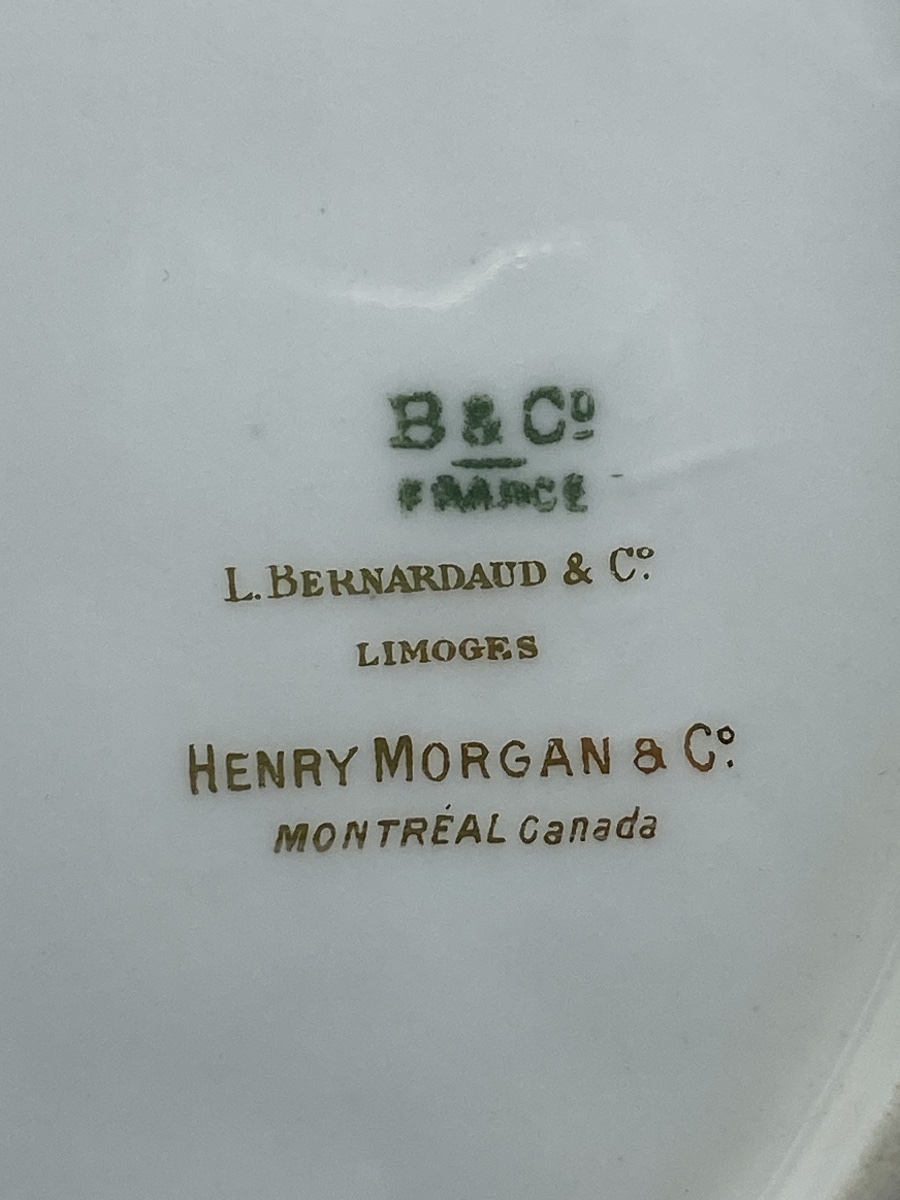 7 Bernardaud Limoges Porcelain Salad Plates -photo-2
