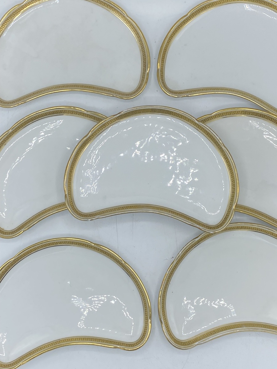 7 Bernardaud Limoges Porcelain Salad Plates 
