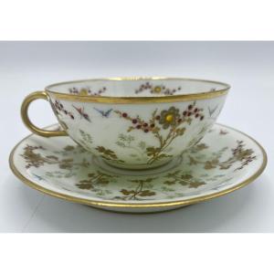 Tasse En Porcelaine De Limoges Jean  Pouyat 