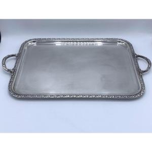 Silver Metal Tray, 19th 