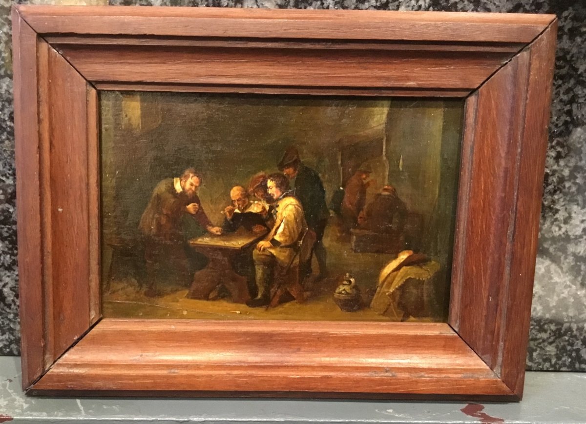 Nineteenth Painting - Players In A Tavern