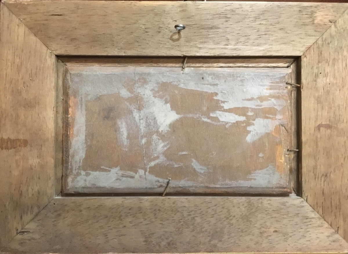 Tableau XIXe - Quai de Seine à Paris-photo-4