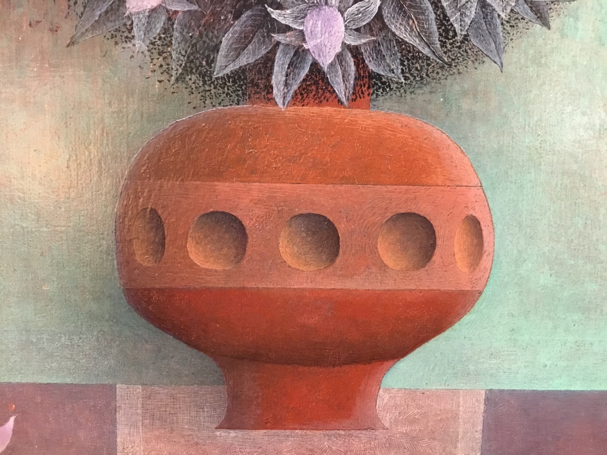 S. Klapper - Painting Bouquet Of Flowers 1963-photo-1