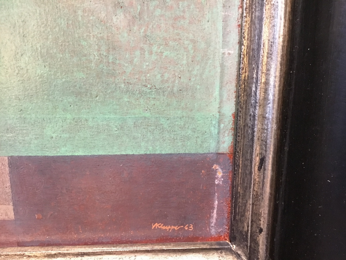 S. Klapper - Painting Bouquet Of Flowers 1963-photo-3