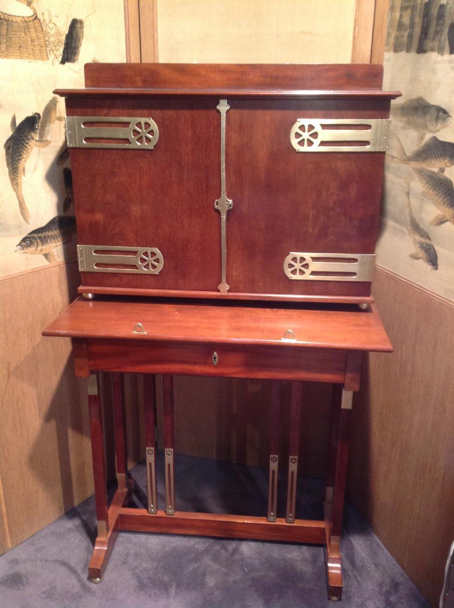 Art Nouveau - Mahogany Desk