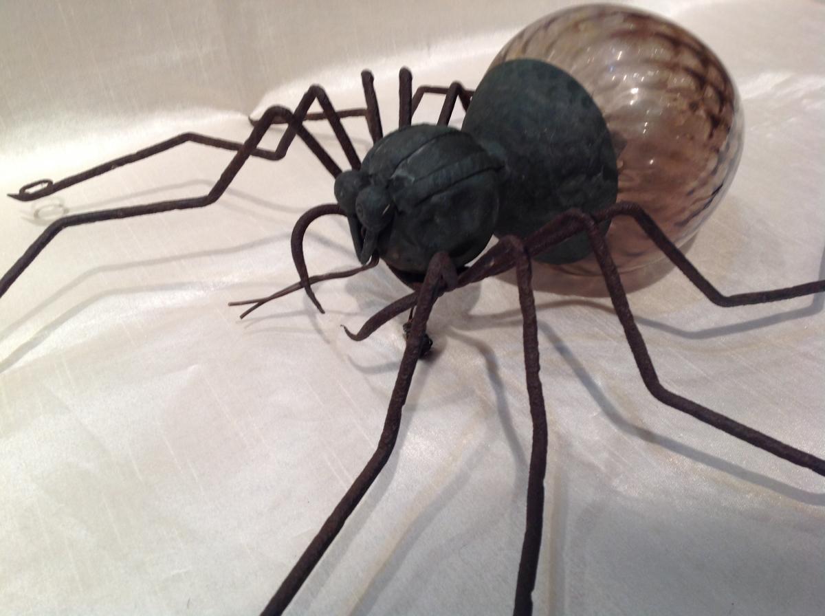 Large Spider Sconce Italy 1940/1950-photo-3