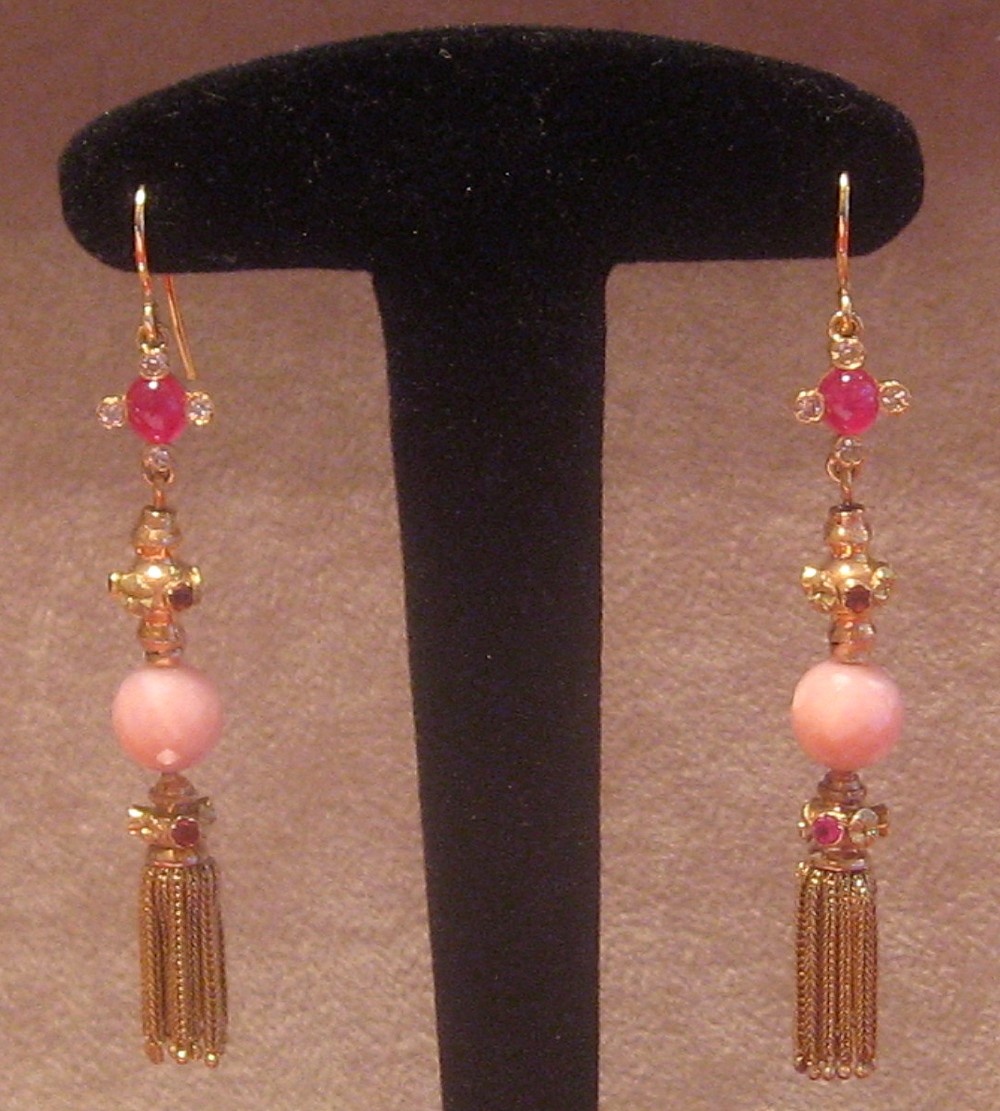 Pair Of Earrings In 18k Yellow Gold