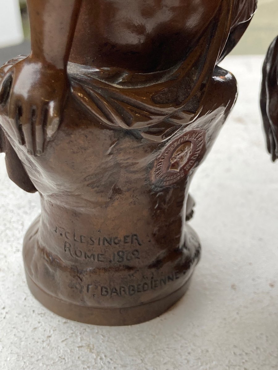 After Jean-baptiste Clesinger Pair Of Bronze-photo-7