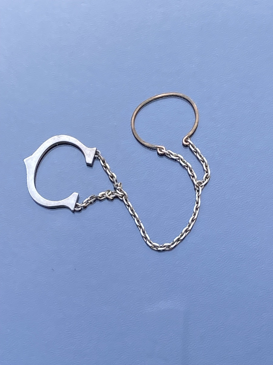 Cartier Silver Key Ring -photo-4