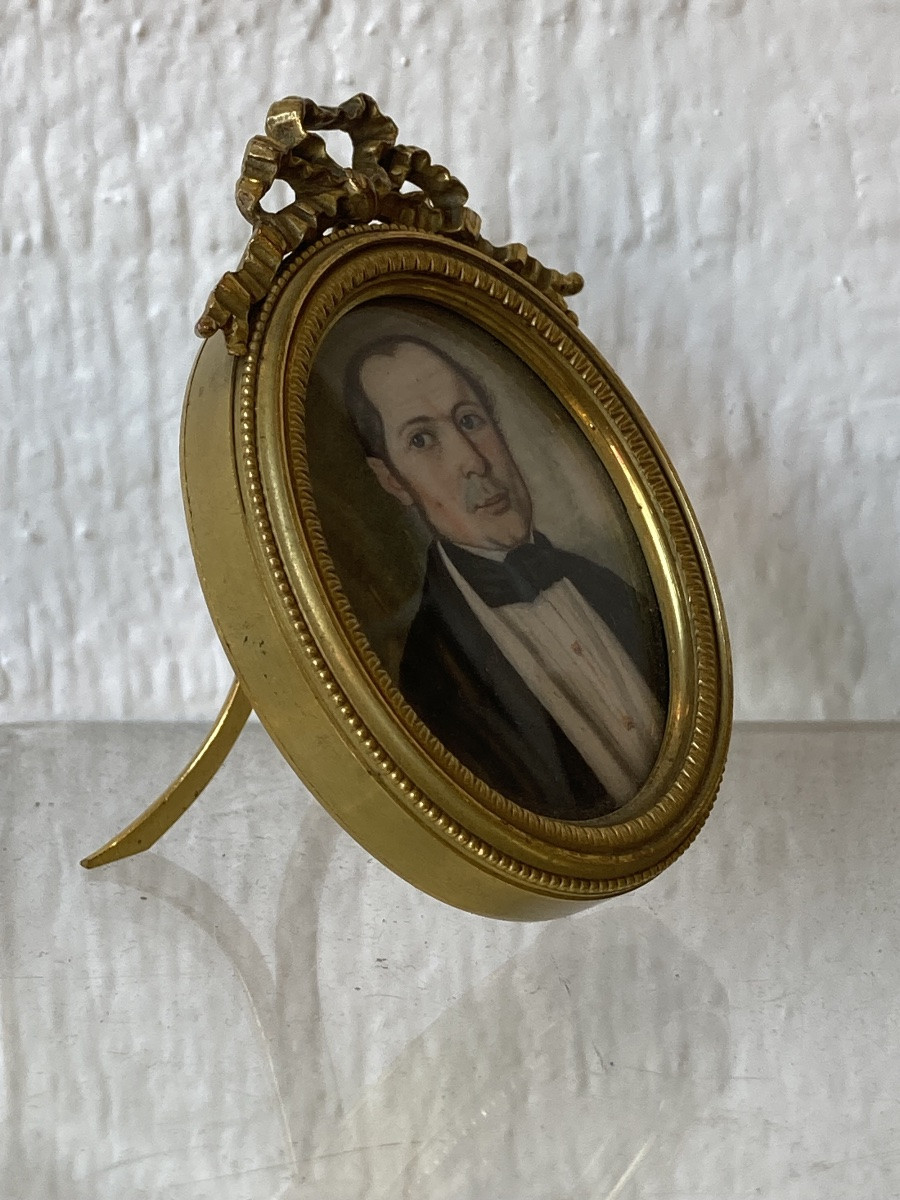 19th Century Miniature On Ivory -photo-2