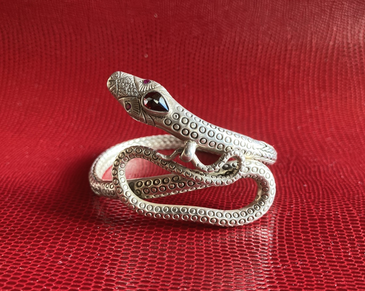Silver Snake Bracelet