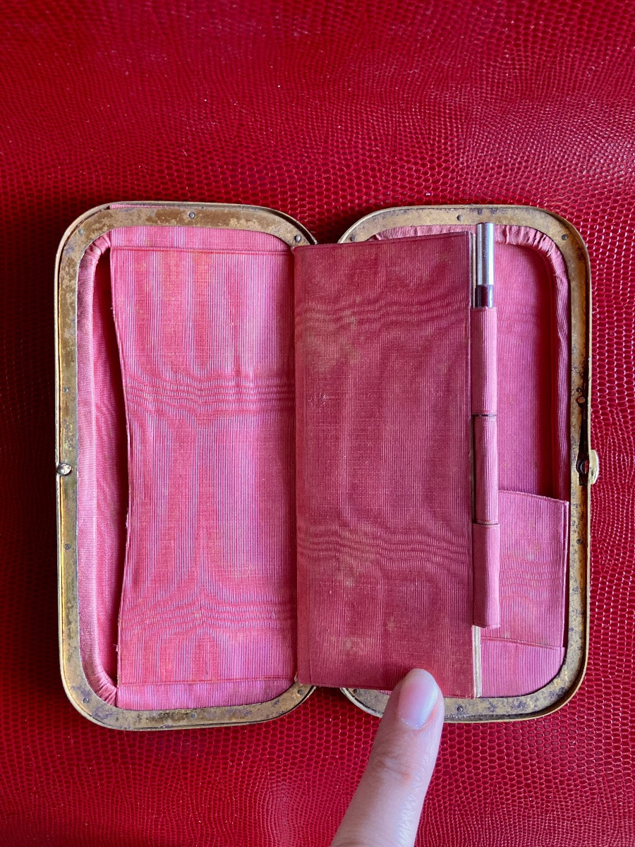 Étui à cigarillos argent et nacre XIXeme -photo-1