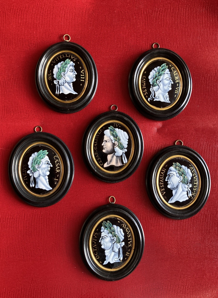 17th - Jacques II Laudin - Lot Of Six Medallions 