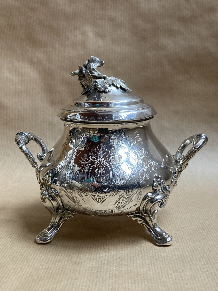 Service à thé argent XIXeme-photo-5