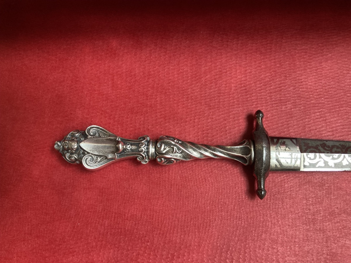 Dague de vertu argent période romantique -photo-2