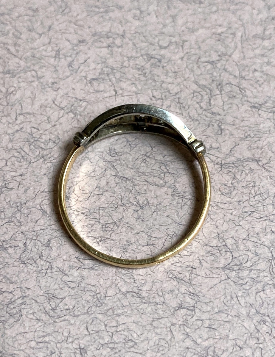 Bague or et diamants-photo-1