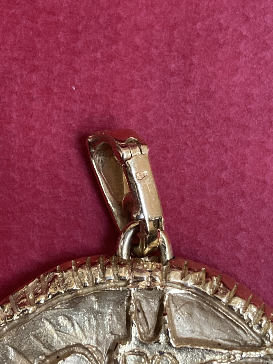 Wlfredo Lam - Double-sided "water Bird" Pendant-photo-1