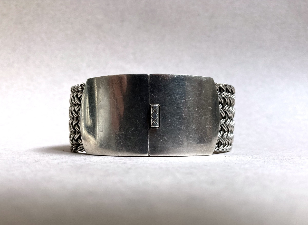 Bracelet en argent massif -photo-2