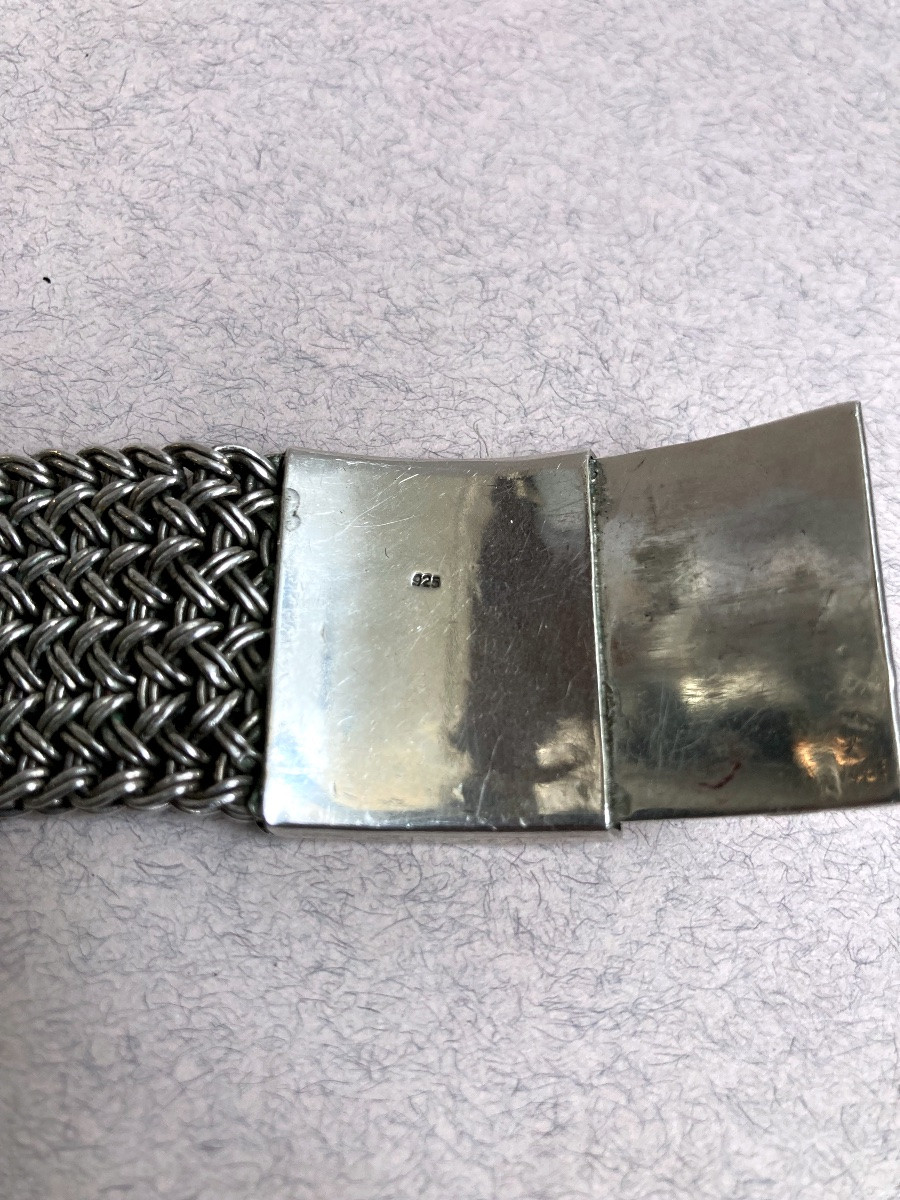 Bracelet en argent massif -photo-3